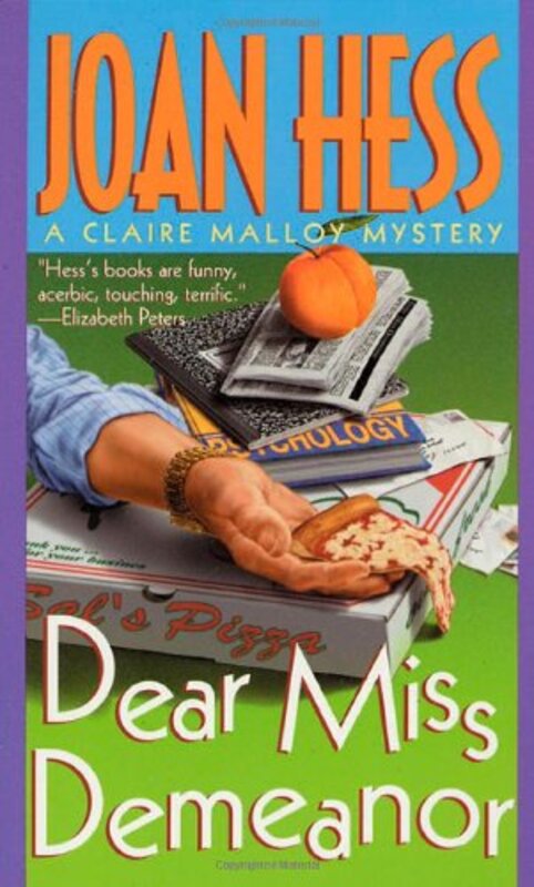 Book cover for "Dear Miss Demeanor" by Joan Hess
