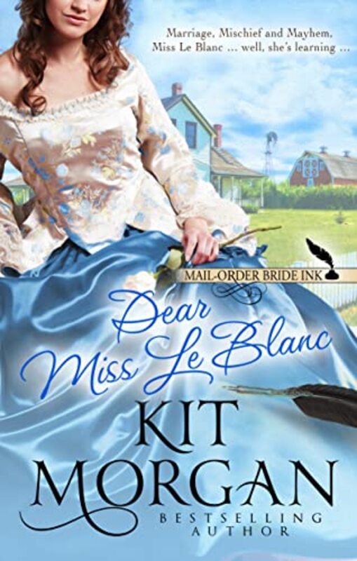 Book cover for "Dear Miss Le Blanc" by Kit Morgan