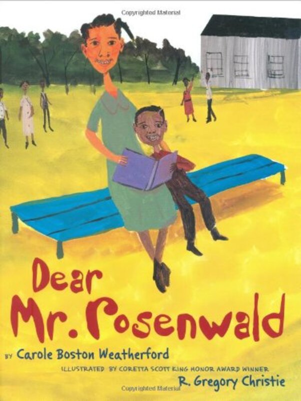 Book cover for "Dear Mr. Rosenwald" by Carole Boston Weatherford