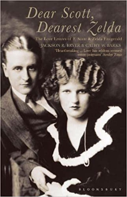 Book cover for "Dear Scott, Dearest Zelda" by F. Scott Fitzgerald