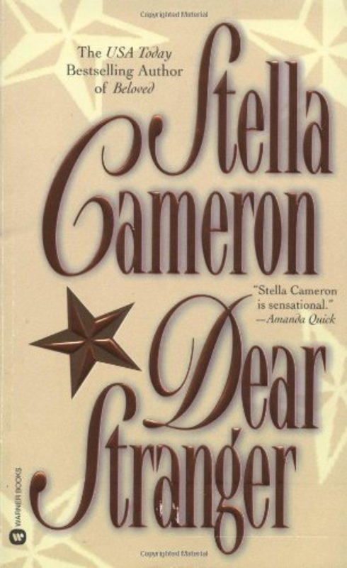 Book cover for "Dear Stranger" by Stella Cameron