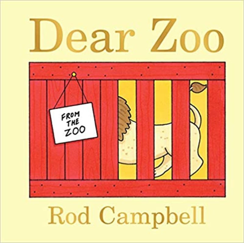 Book cover for "Dear Zoo" by Rod Campbell
