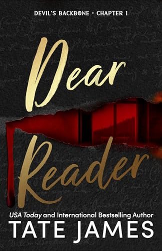 Book cover for "Dear Reader" by Tate James