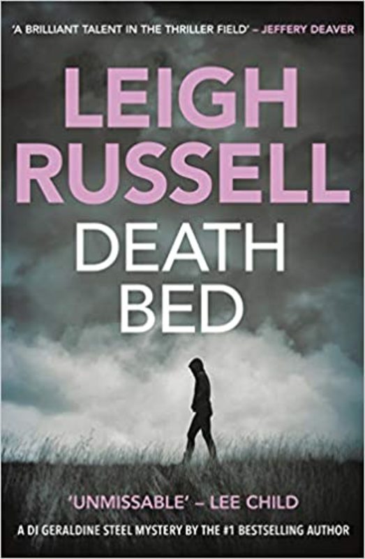 Book cover for "Death Bed" by Leigh Russell