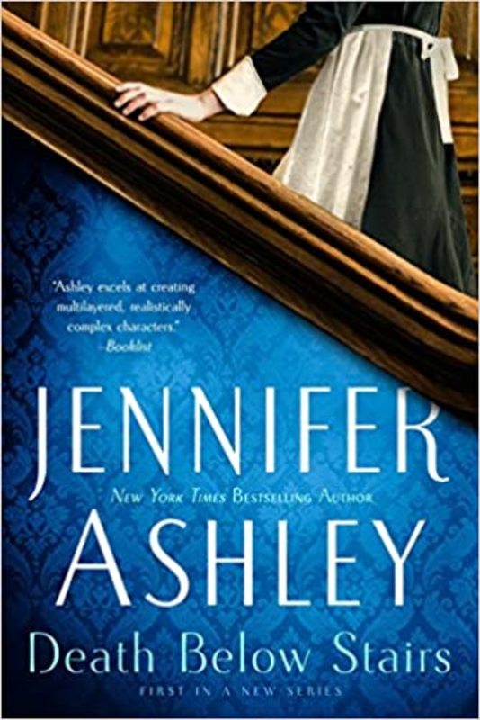 Book cover for "Death Below Stairs" by Jennifer Ashley