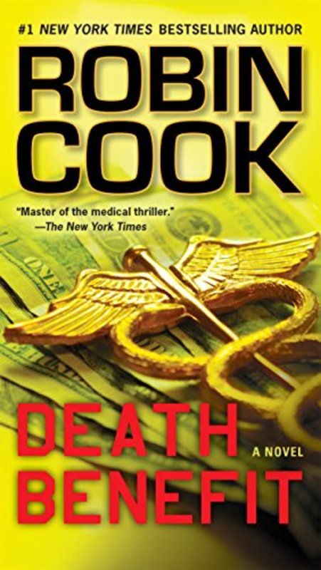 Book cover for "Death Benefit" by Robin Cook