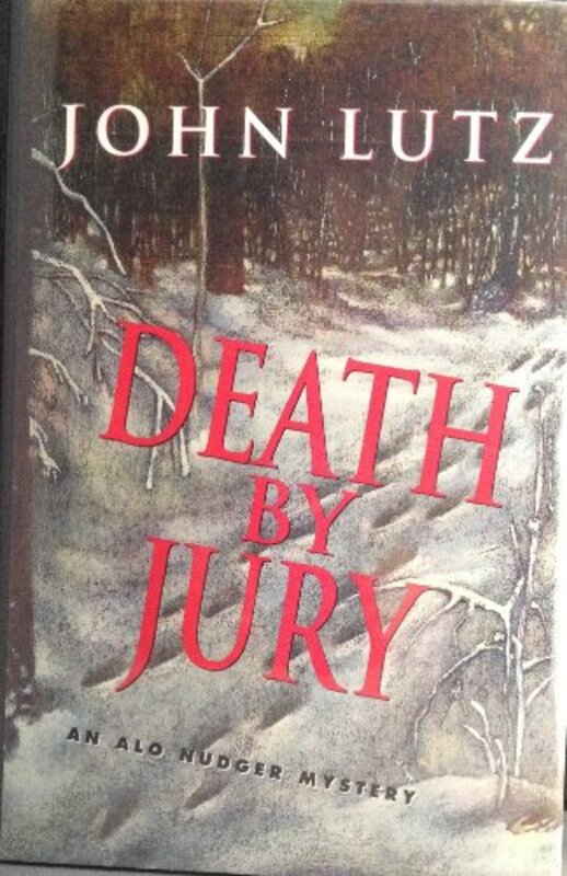 Book cover for "Death By Jury" by John Lutz