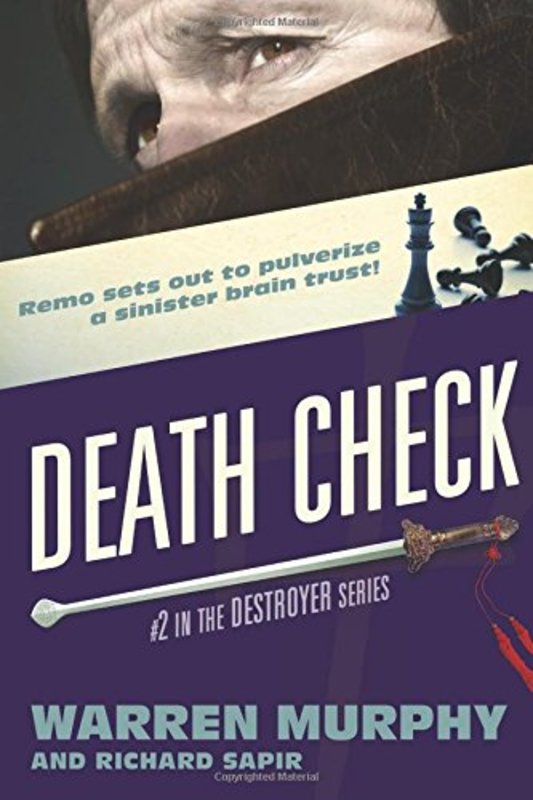 Book cover for "Death Check" by Warren Murphy