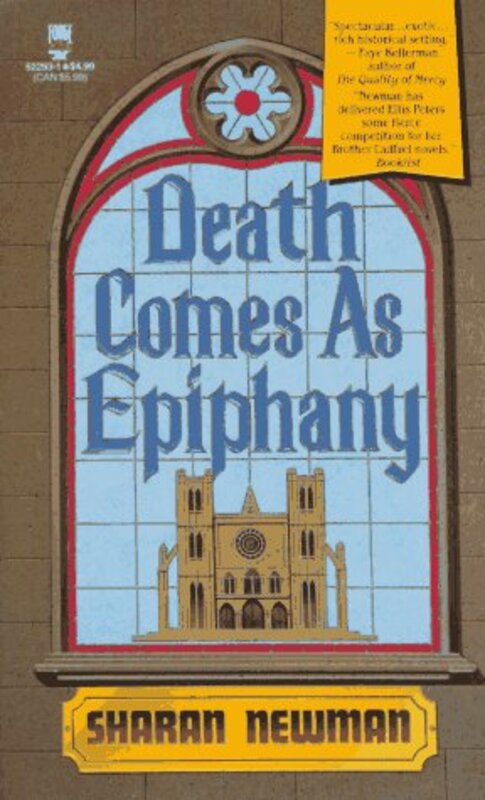 Book cover for "Death Comes As Epiphany" by Sharan Newman