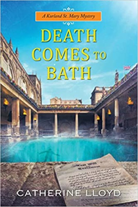 Book cover for "Death Comes to Bath" by Catherine Lloyd