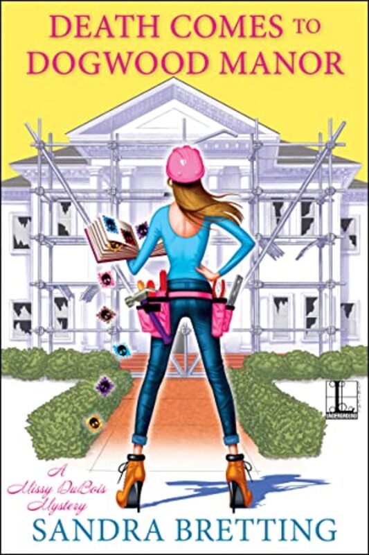 Book cover for "Death Comes to Dogwood Manor" by Sandra Bretting