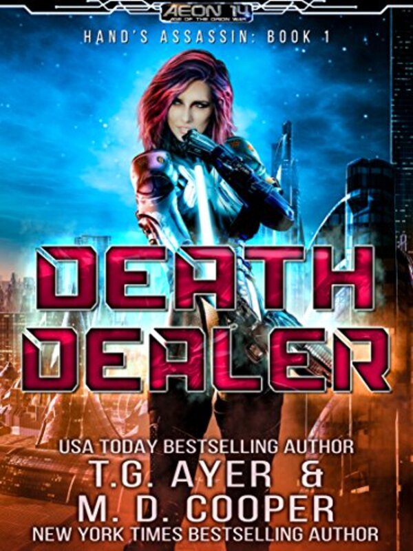 Book cover for "Death Dealer" by MD Cooper