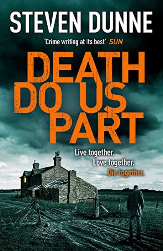Book cover for "Death Do Us Part" by Steven Dunne