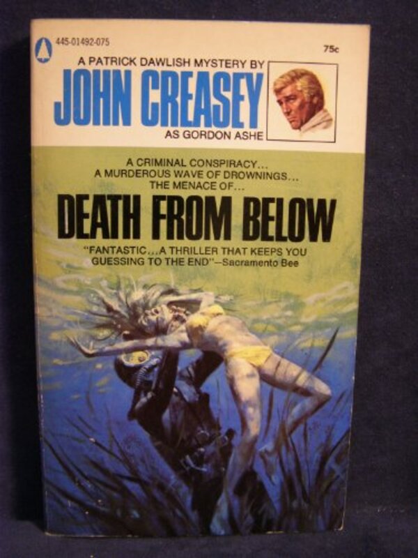 Book cover for "Death From Below" by John Creasey
