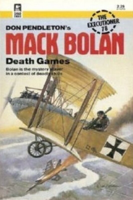 Book cover for "Death Games" by Don Pendleton