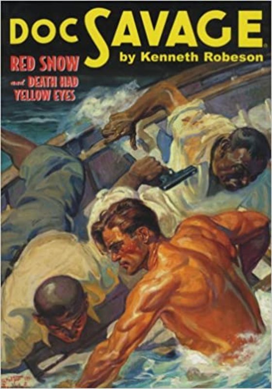 Book cover for "Death Had Yellow Eyes" by Lester Dent