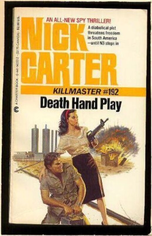 Book cover for "Death Hand Play" by Nick Carter