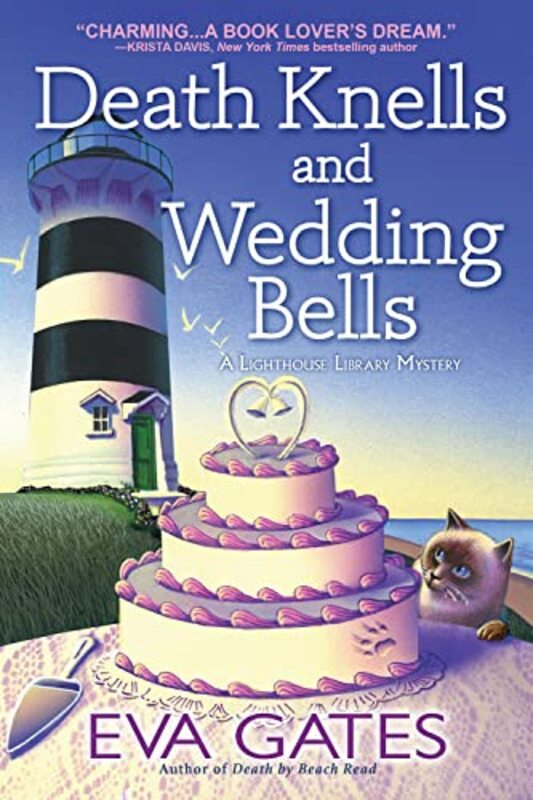 Book cover for "Death Knells and Wedding Bells" by Eva Gates