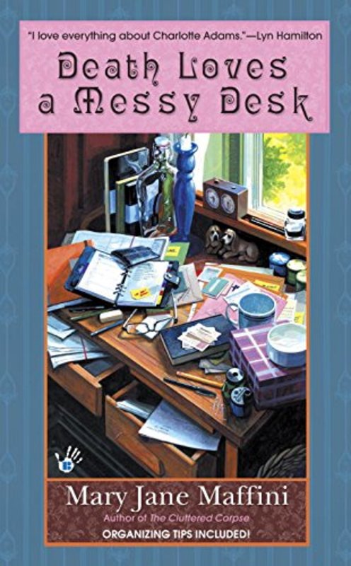 Book cover for "Death Loves a Messy Desk" by Victoria Abbott