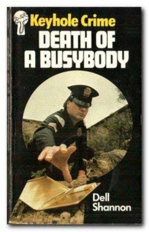 Book cover for "Death Of A Busybody" by Dell Shannon