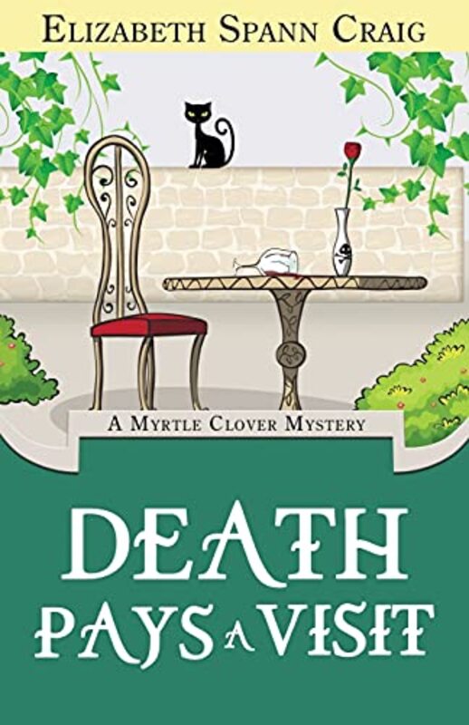Book cover for "Death Pays a Visit" by Elizabeth Spann Craig