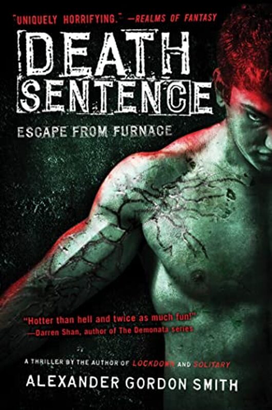 Book cover for "Death Sentence" by Alexander Gordon Smith