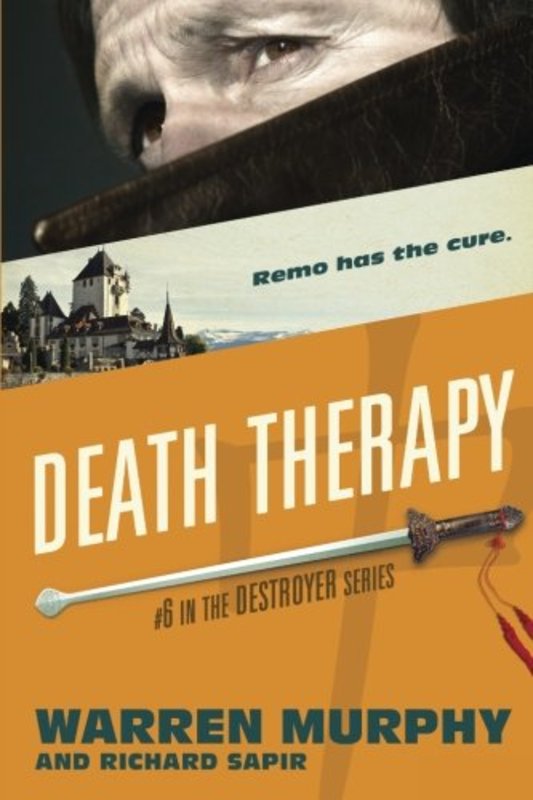 Book cover for "Death Therapy" by Warren Murphy