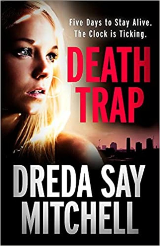 Book cover for "Death Trap" by Dreda Say Mitchell