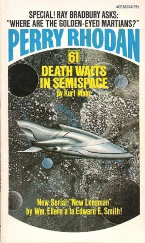 Book cover for "Death Waits in Semispace" by Kurt Brand
