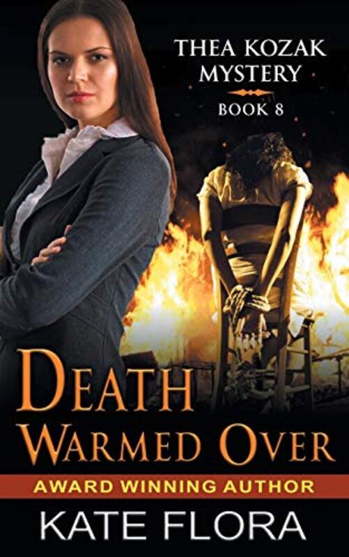 Book cover for "Death Warmed Over" by Kate Clark Flora