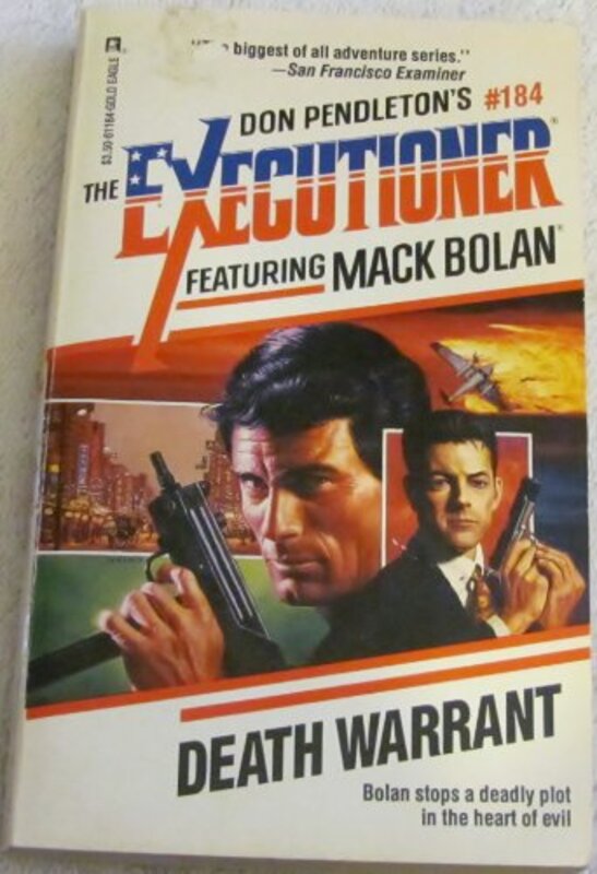 Book cover for "Death Warrant" by Don Pendleton