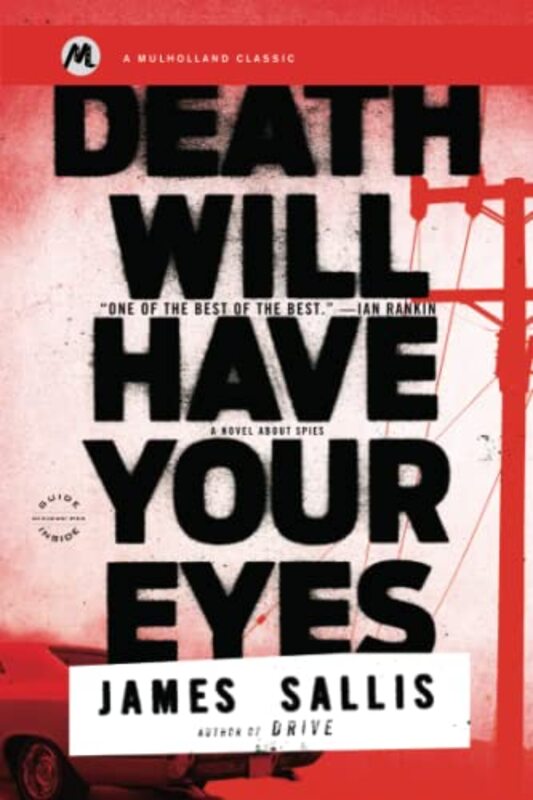 Book cover for "Death Will Have Your Eyes" by James Sallis