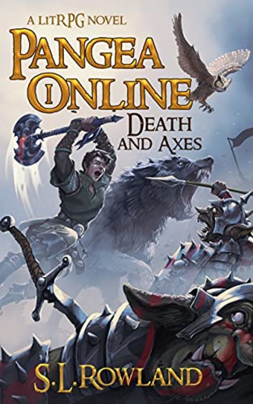 Book cover for "Death and Axes" by SL Rowland