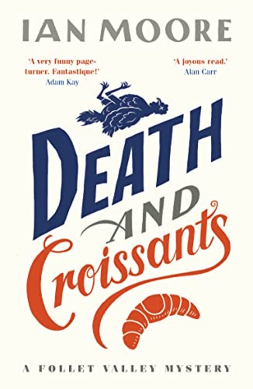 Book cover for "Death and Croissants" by Ian Moore
