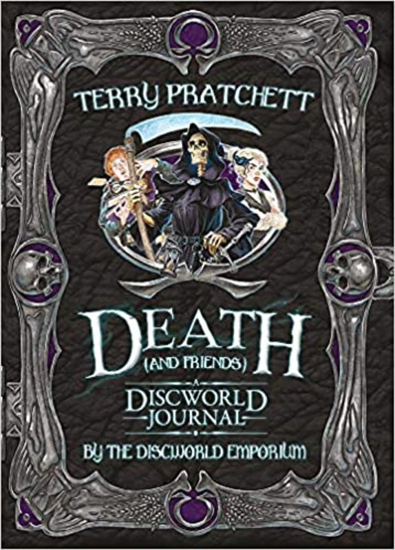 Book cover for "Death and Friends" by Terry Pratchett