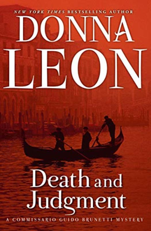 Book cover for "Death and Judgment" by Donna Leon