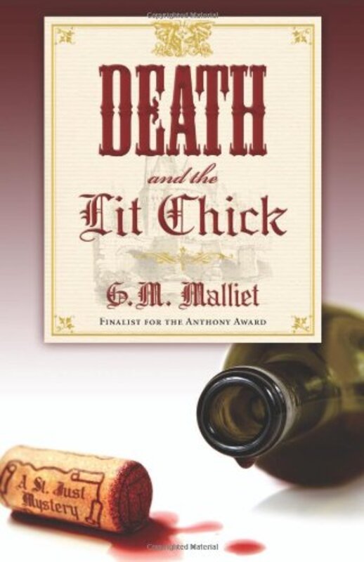 Book cover for "Death and the Lit Chick" by GM Malliet