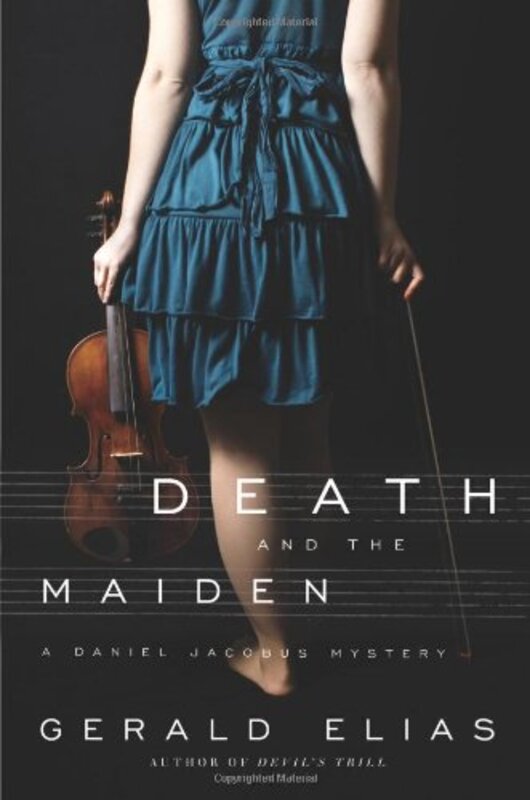 Book cover for "Death and the Maiden" by Gerald Elias