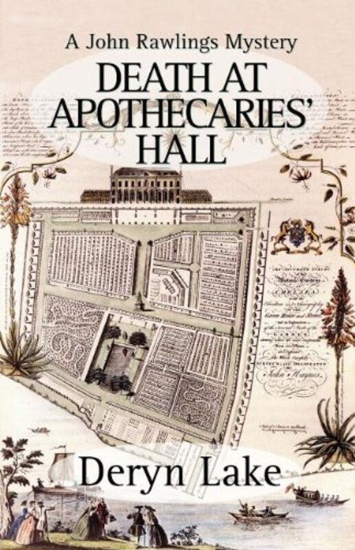 Book cover for "Death at Apothecaries' Hall" by Deryn Lake
