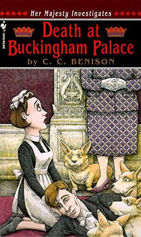 Book cover for "Death at Buckingham Palace" by CC Benison
