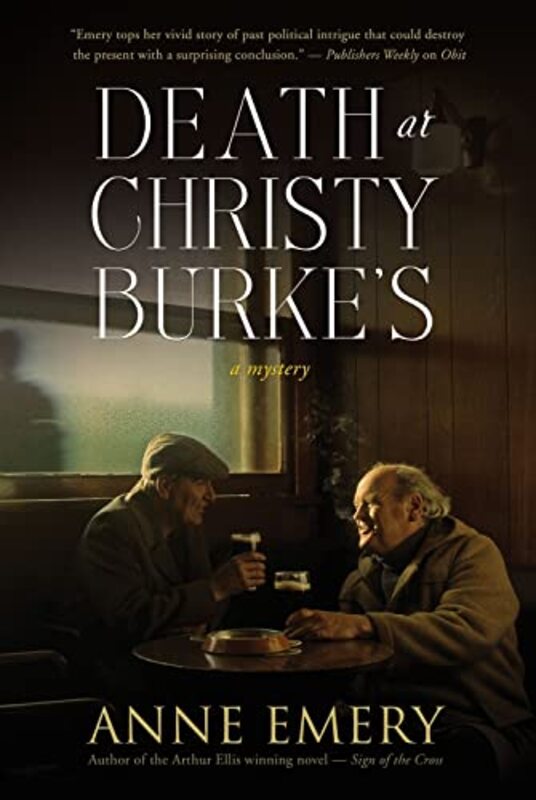 Book cover for "Death at Christy Burke's" by Anne Emery