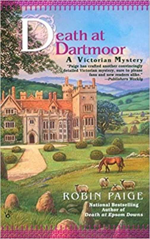 Book cover for "Death at Dartmoor" by Sir Charles Sheridan
