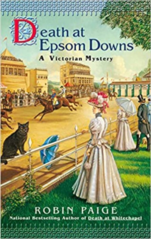Book cover for "Death at Epsom Downs" by Sir Charles Sheridan