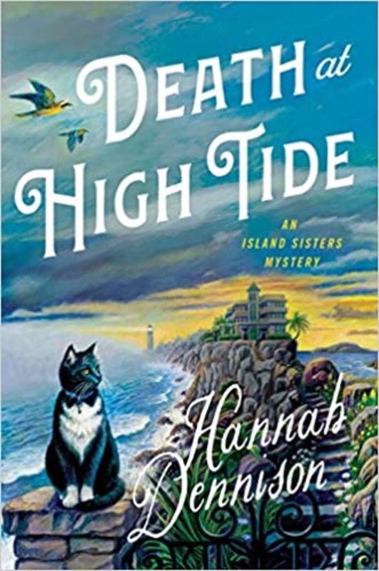 Book cover for "Death at High Tide" by Hannah Dennison