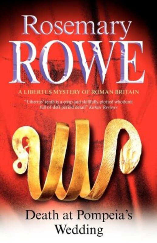 Book cover for "Death at Pompeia's Wedding" by Rosemary Rowe