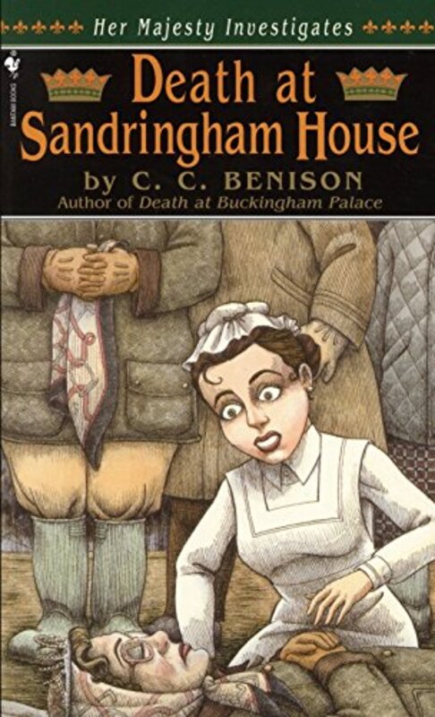 Book cover for "Death at Sandringham House" by CC Benison