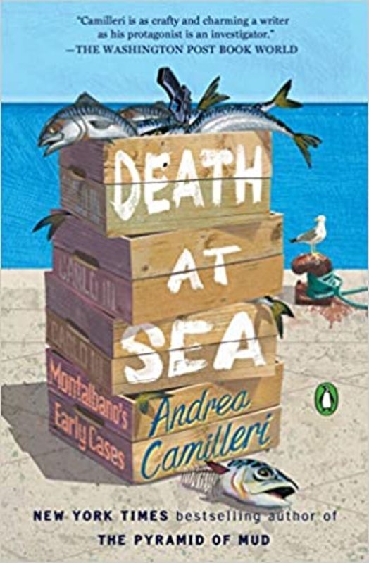 Book cover for "Death at Sea" by Andrea Camilleri