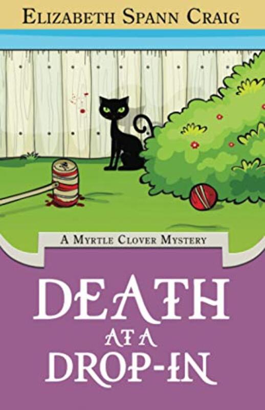Book cover for "Death at a Drop-In" by Elizabeth Spann Craig