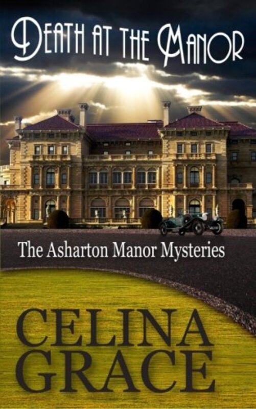 Book cover for "Death at the Manor" by Celina Grace
