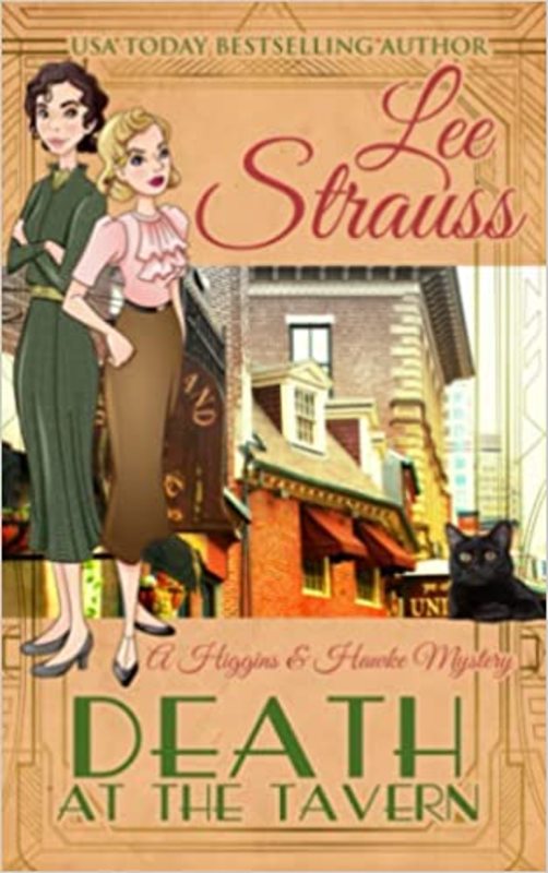Book cover for "Death at the Tavern" by Lee Strauss
